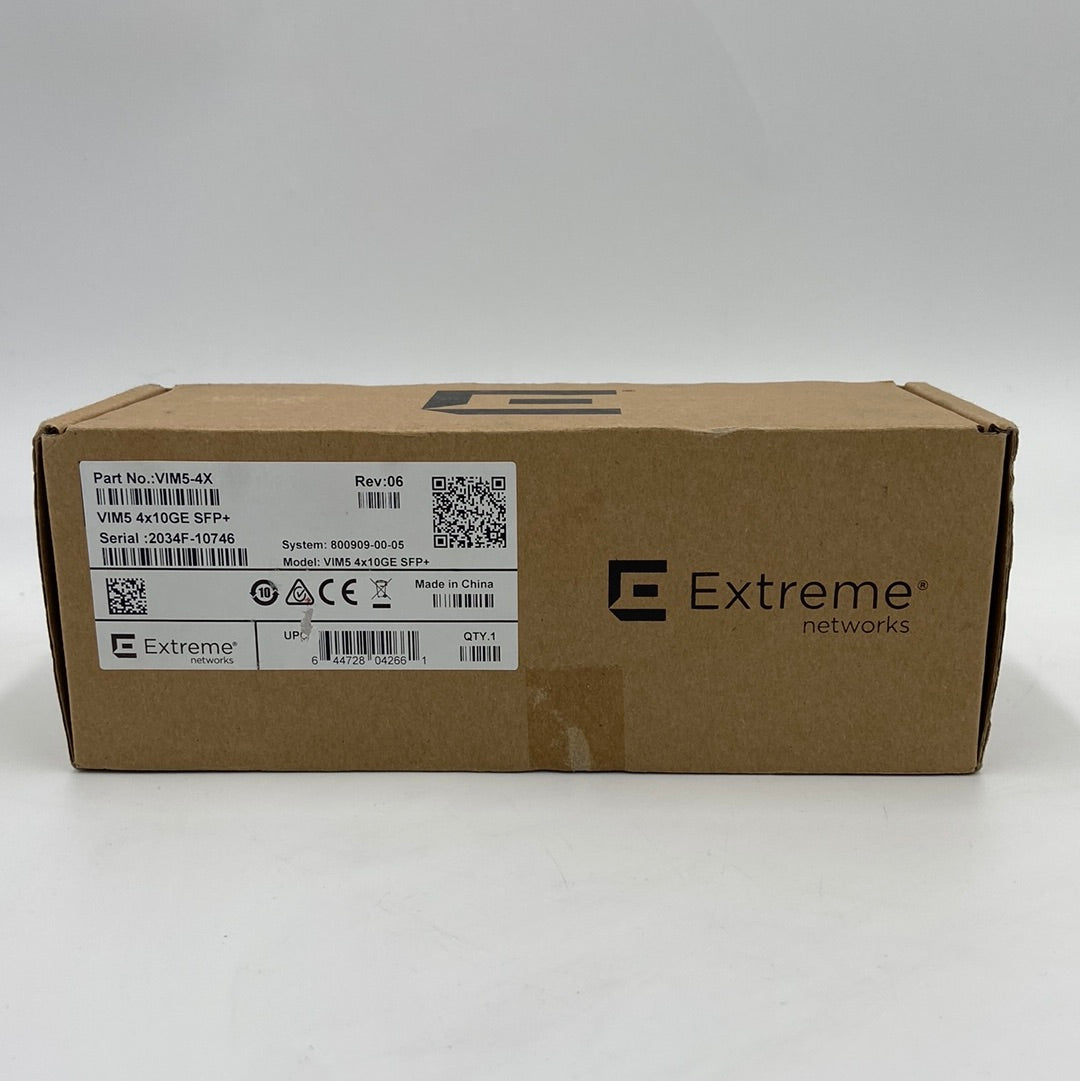 New Extreme 10GBE SFP Expansion Module 4 Port 5000 Series 5520 Switches 5520-VIM-4X