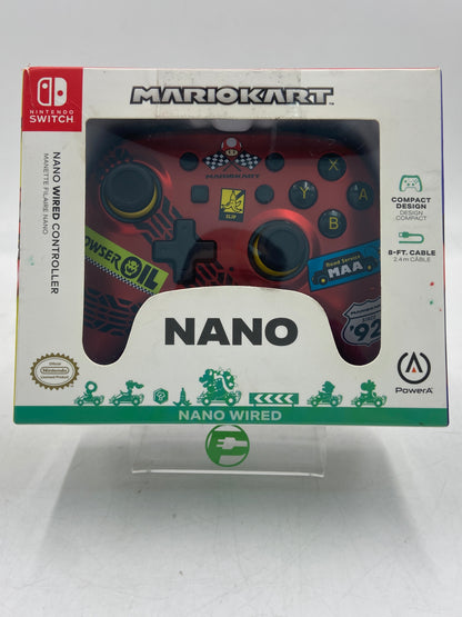 New Open Box Nintendo Switch Nano Wired Controller Red Mario Kart Edition