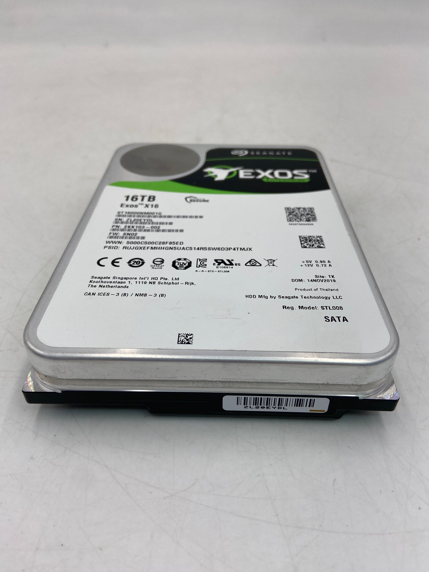Seagate EXOS X16 16TB SATA Enterprise Hard Drive STL008