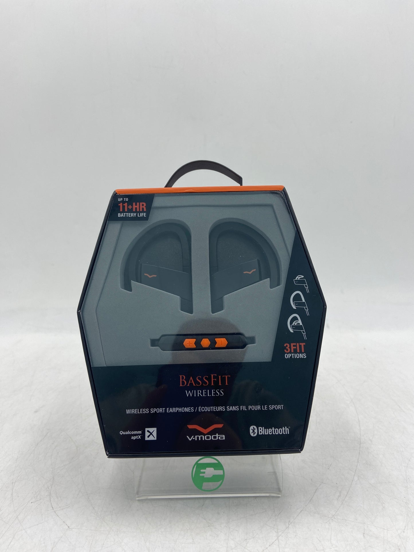 New V-MODA BassFit Wireless Wireless Sport Earphones Black VLCT-BLACK