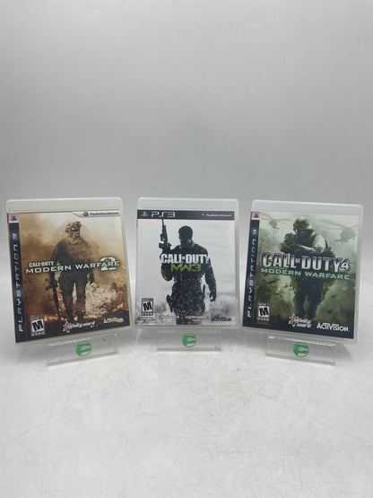 Lot of 3 Sony PlayStation 3 PS3 Games Modern Warfare Lot