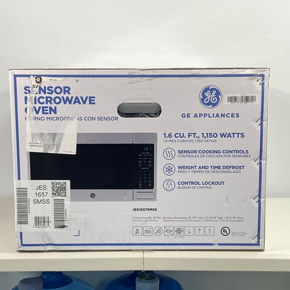 New GE JES1657SMSS Countertop Microwave with Sensor Cooking - Stainless Steel