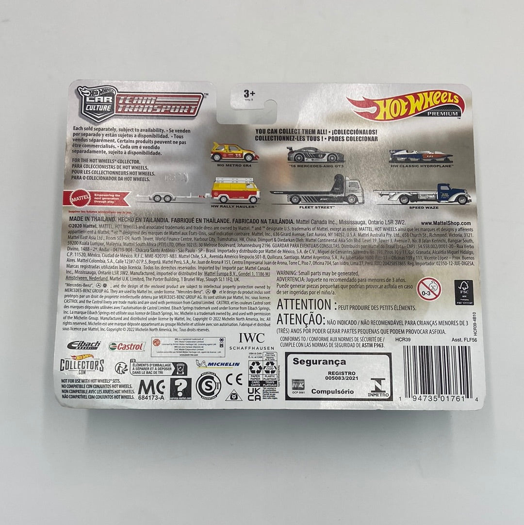 New Hot Wheels Team Transport MG Metro AMG GT3 Hydroplane Set 3/3 #47 #48 #49