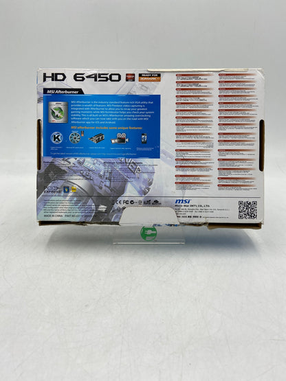 MSI Radeon HD 6450 PCl-E 2.0 GDDR3 Graphics Card G57-V1XXXXS-Y47