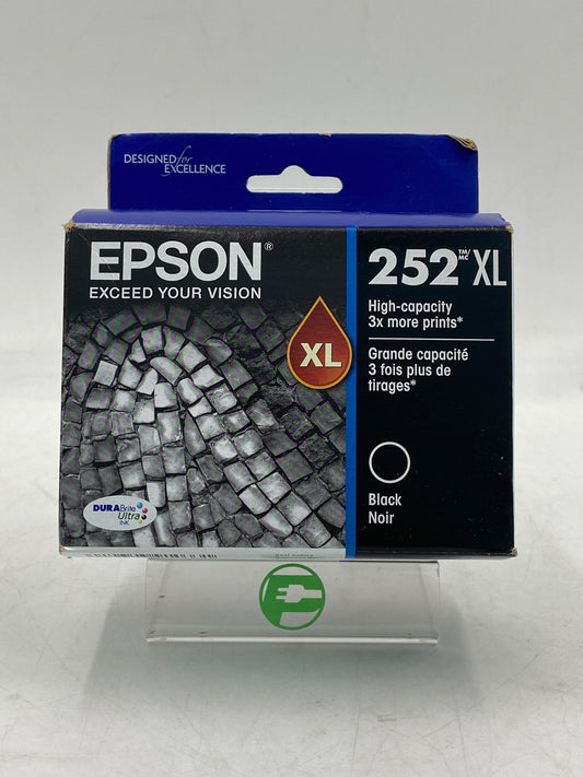 New Epson 252XL T252XL120-S Black Ink Cartridge