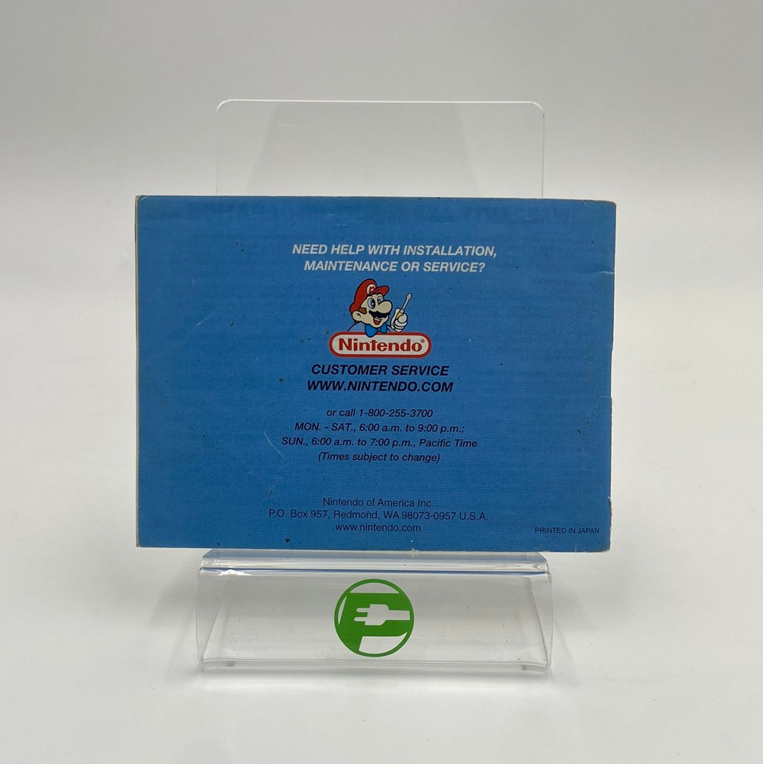 Super Mario Advance (Nintendo GameBoy Advance, 2001) Manual Only