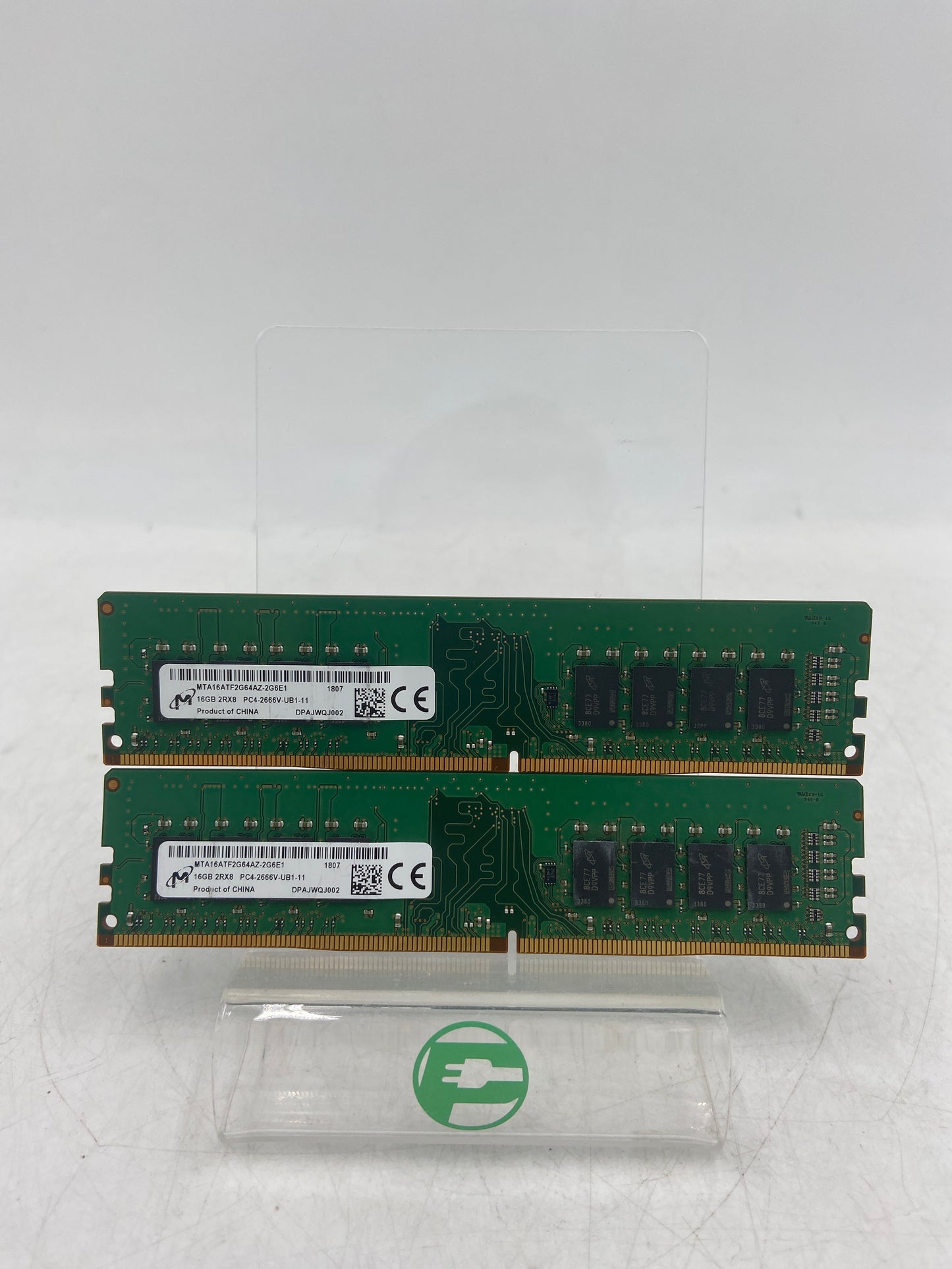 Micron  PC4-2666V-UB1-11 16GB (2x8GB) RAM DDR4 2666MHz MTA16ATF2G64AZ-2G6E1