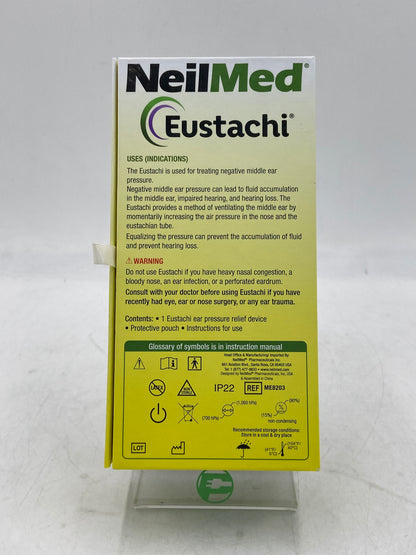 New NeilMed Eustachi Pop Blocked Ears Safely Ear Pressure Relief Device