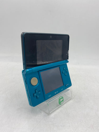 Nintendo 3DS Handheld Game Console Only CTR-001 Aqua Blue