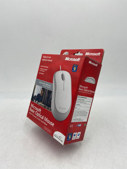 New Microsoft Basic Optical Mouse (PC, Mac, Universal) Desktop Mouse 1113