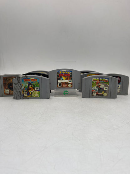 Broken Nintendo LOT OF 10 Nintendo 64 Game Cartridge Lot DAMAGED
