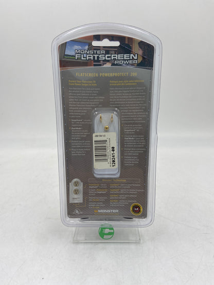 New Monster Flatscreen PowerProtect 200 Surge Guard Outlet