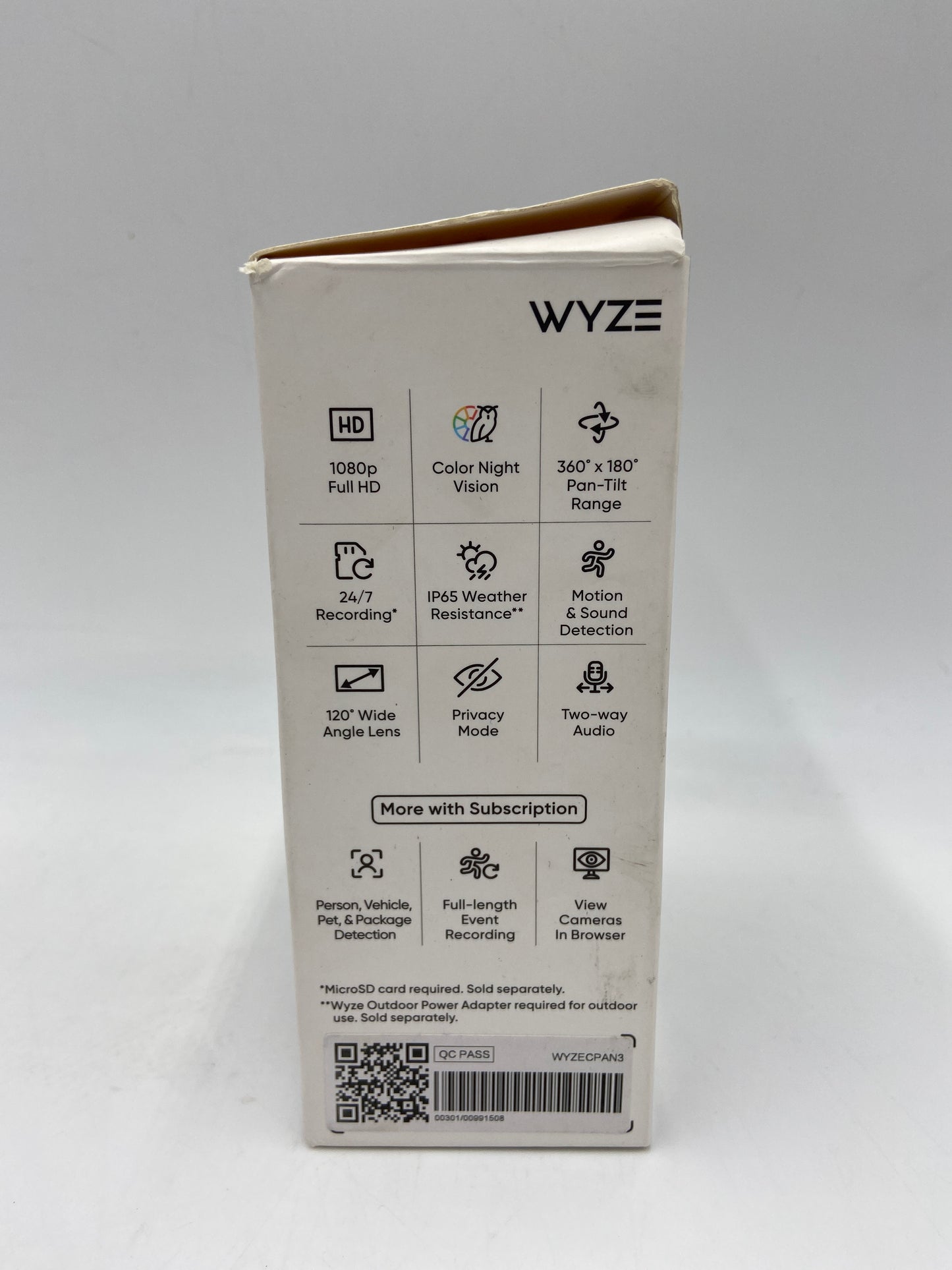 New WYZE CAM PAN V 3 WYZECPAN3