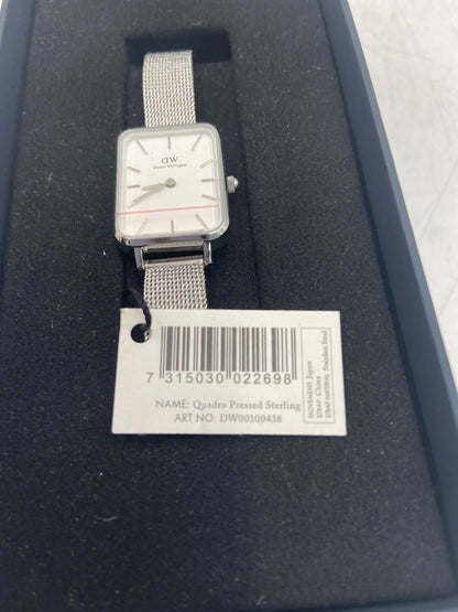 New Daniel Wellington Quadro Quartz Eggshell White Dial Women's Watch