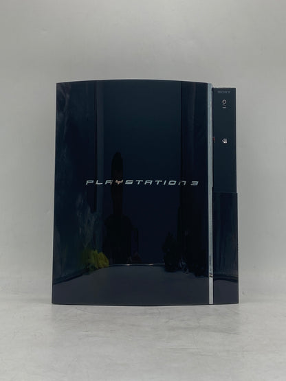 Sony PlayStation 3 Fat PS3 60GB Black Backwards Compatible Console Gaming System CECHA01