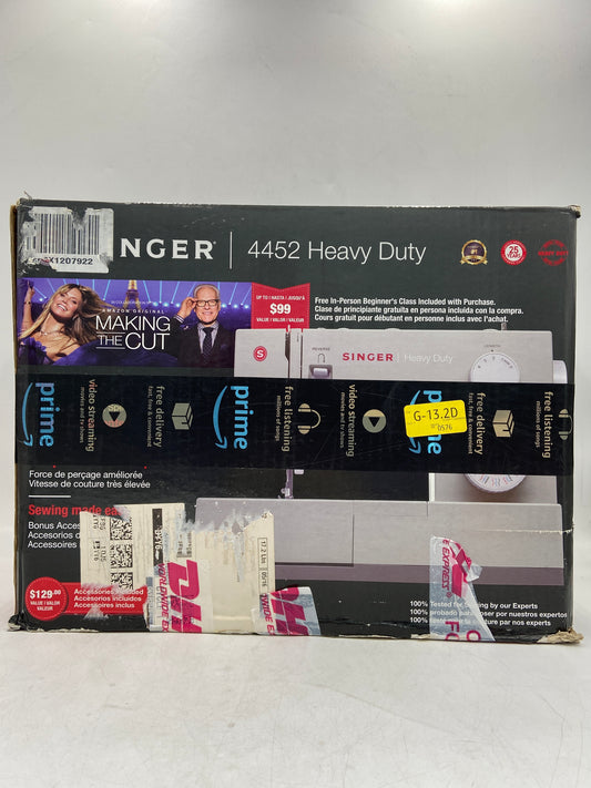 New Singer 4452 Heavy Duty Sewing Machine 230072