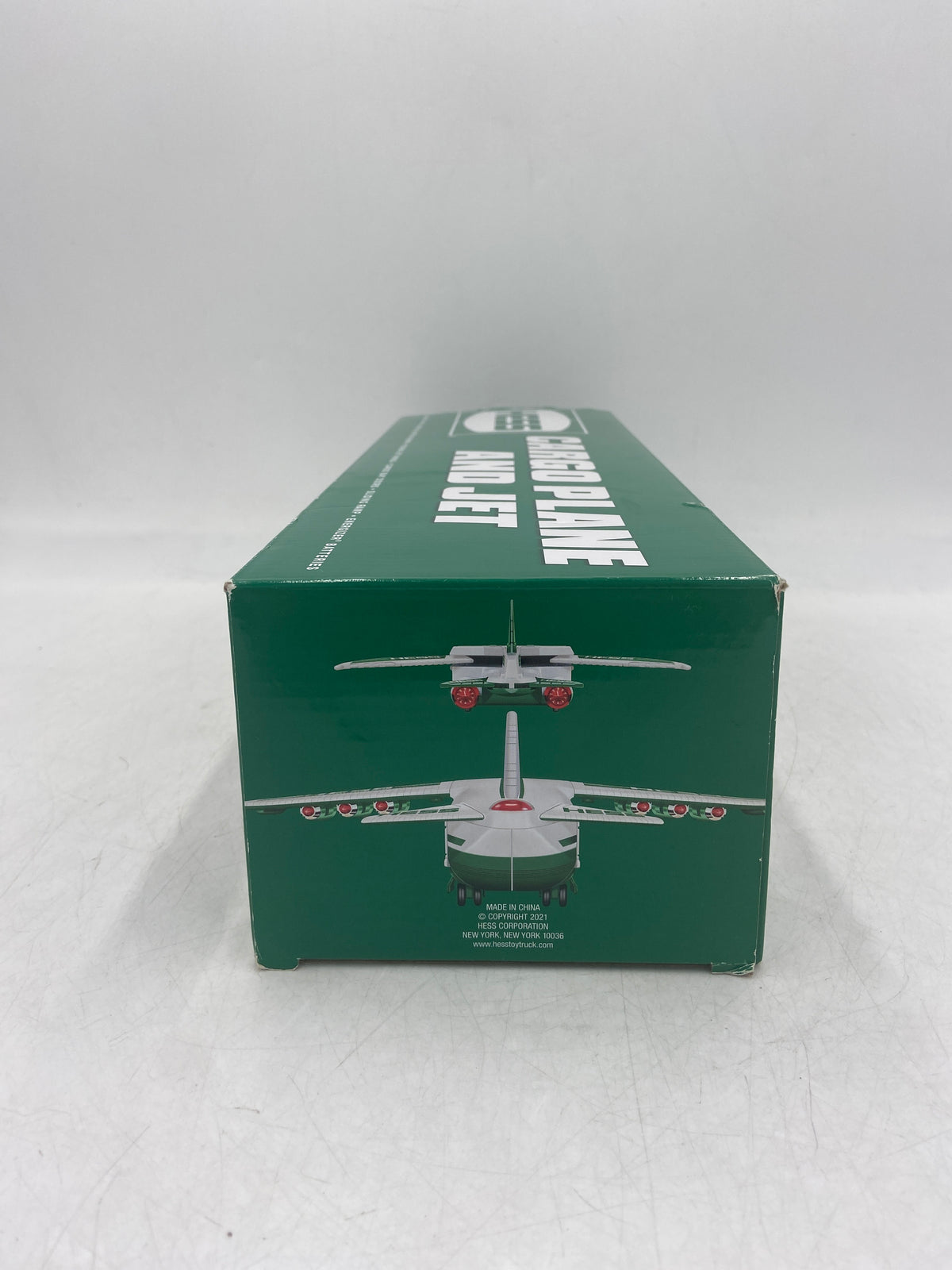 New Hess 2022 Cargo Plane and Jet White Green 58 Year Anniversary Collectible Toy