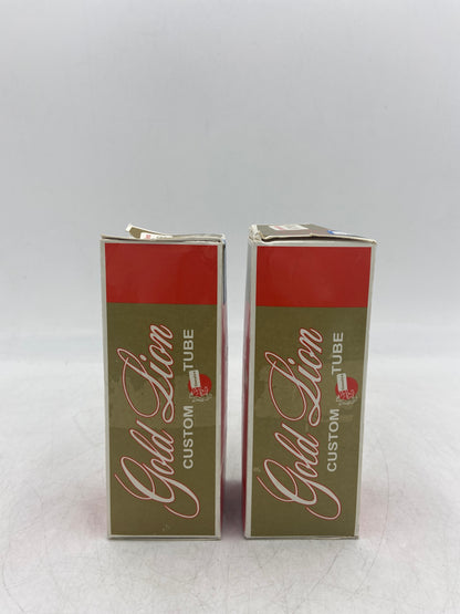 New 2x Genalex Matched Duet Gold Lion  Vacuum Power Tubes KT88