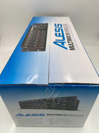 New Alesis Multimix10 Wireless 10-Channel Rackmount Mixer with Bluetooth 