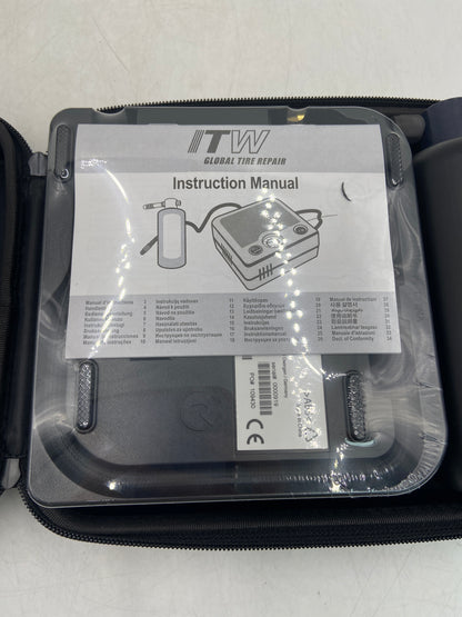 New Open Box ITW Global Tire Repair Alfa Romeo Tire Compressor + Tire Sealant Tire Repair Kit