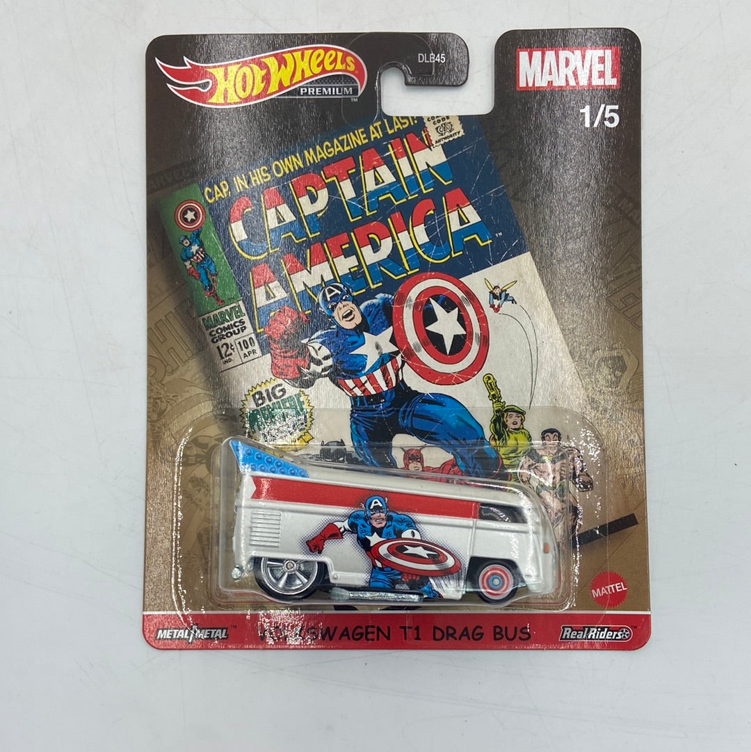 New Hot Wheels Premium Marvel Bundle Lot of 4 Marvel Comics DLB45