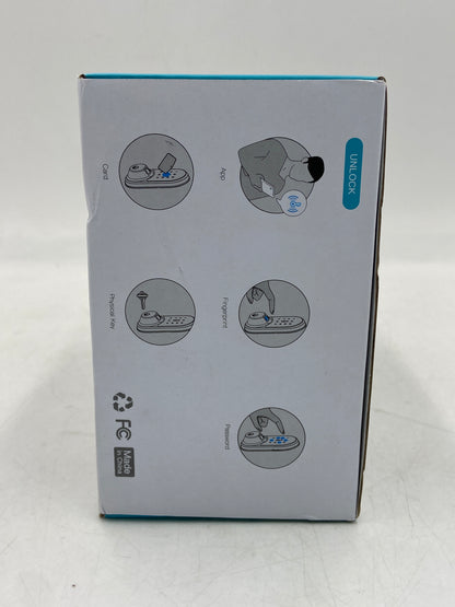 New Veise  Smart Lock (Satin Nickel) Finger Print Smart Lock for Door RZ07