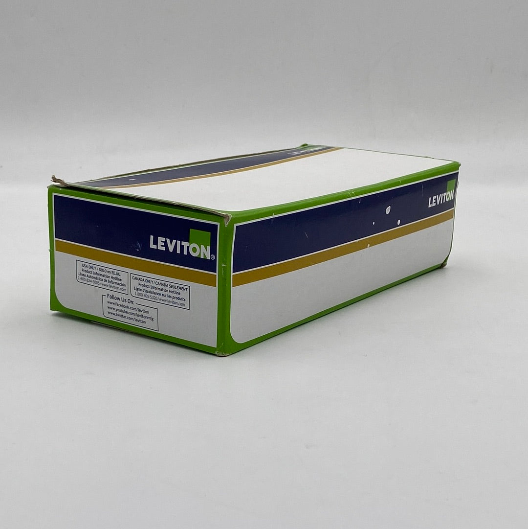 New Open Box Leviton 10 Pack of 5-2DR Outlets White Double 16352-W