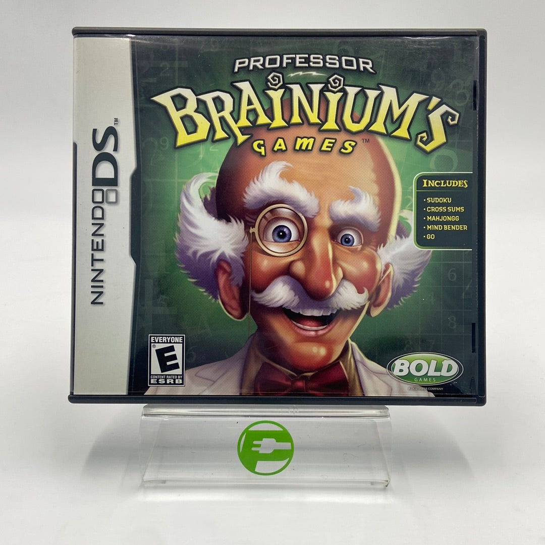 Professor Brainium's Games (Nintendo DS, 2008) Includes Manual + Insert