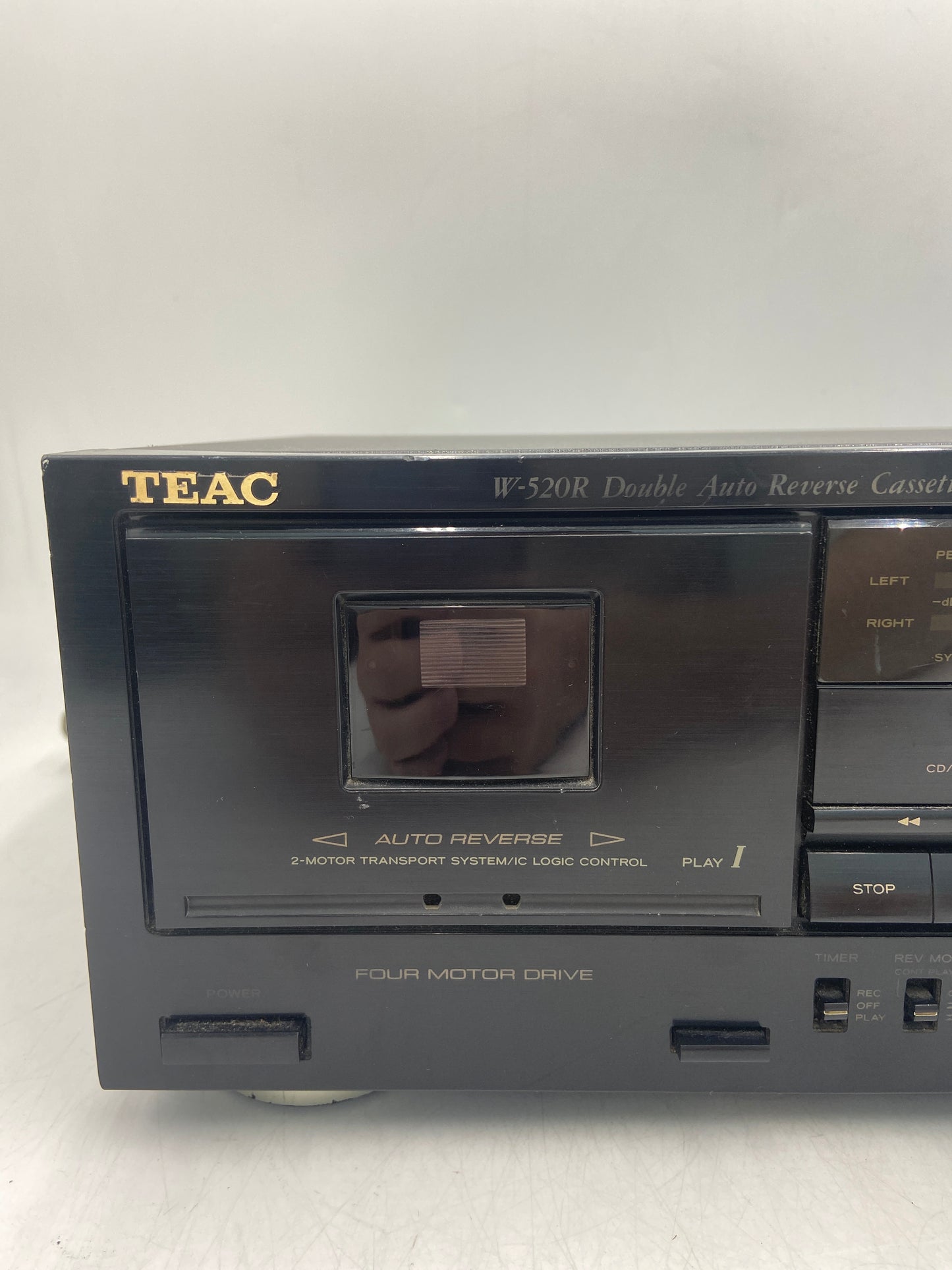 TEAC Dual Auto Reverse Dolby HX Pro Cassette Deck W-520R