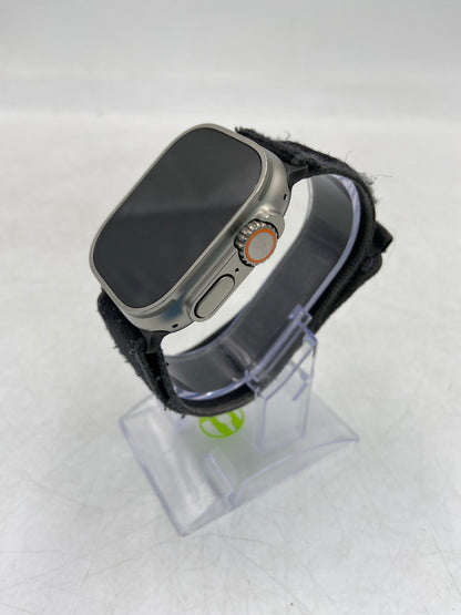 Unlocked Apple Watch Ultra 2 49MM Natural Titanium Dark Gray Trail Loop A2986