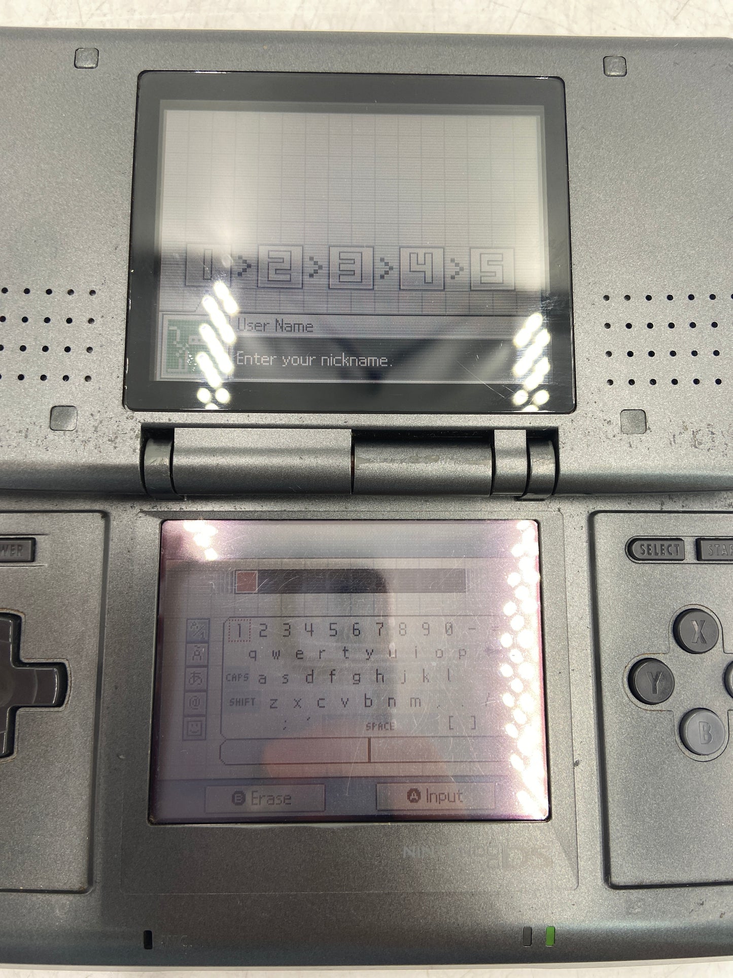 Nintendo Original DS Handheld Game Console Only NTR-001 Gray