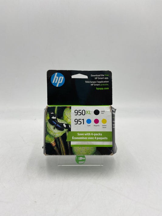 New HP 950XL Black, Yellow, Cyan and Magenta Ink Cartridge