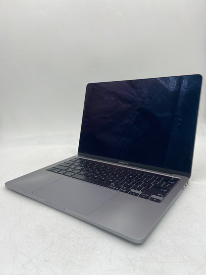 BROKEN 2020 Apple MacBook Pro 13.3" i7 16GB RAM 500GB Cracked Screen