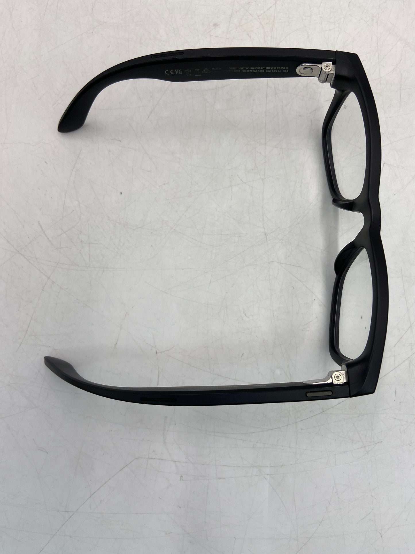 Ray-Ban Meta RW4006 Transparent Lens Matte Black Frame Smart Glasses RW4006