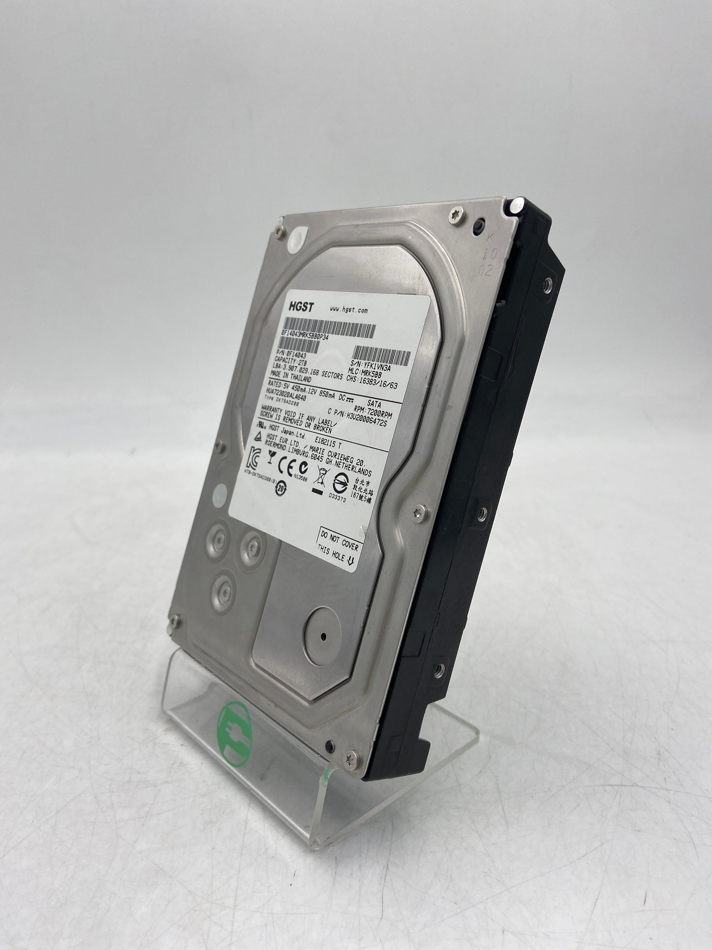 HGST 3.5" Ultrastar 7K3000 2TB eSATA III 6Gbps HDD Hard Drive HUA723030ALA640