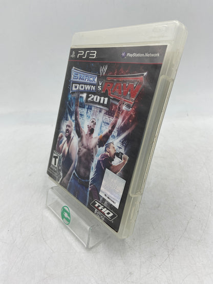 WWE Smackdown vs. Raw 2011 (Sony PlayStation 3 PS3, 2011) Video Game