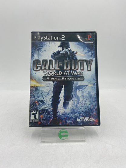 Lot of 2 Sony PlayStation 2 PS2 Games (Call of Duty Games)