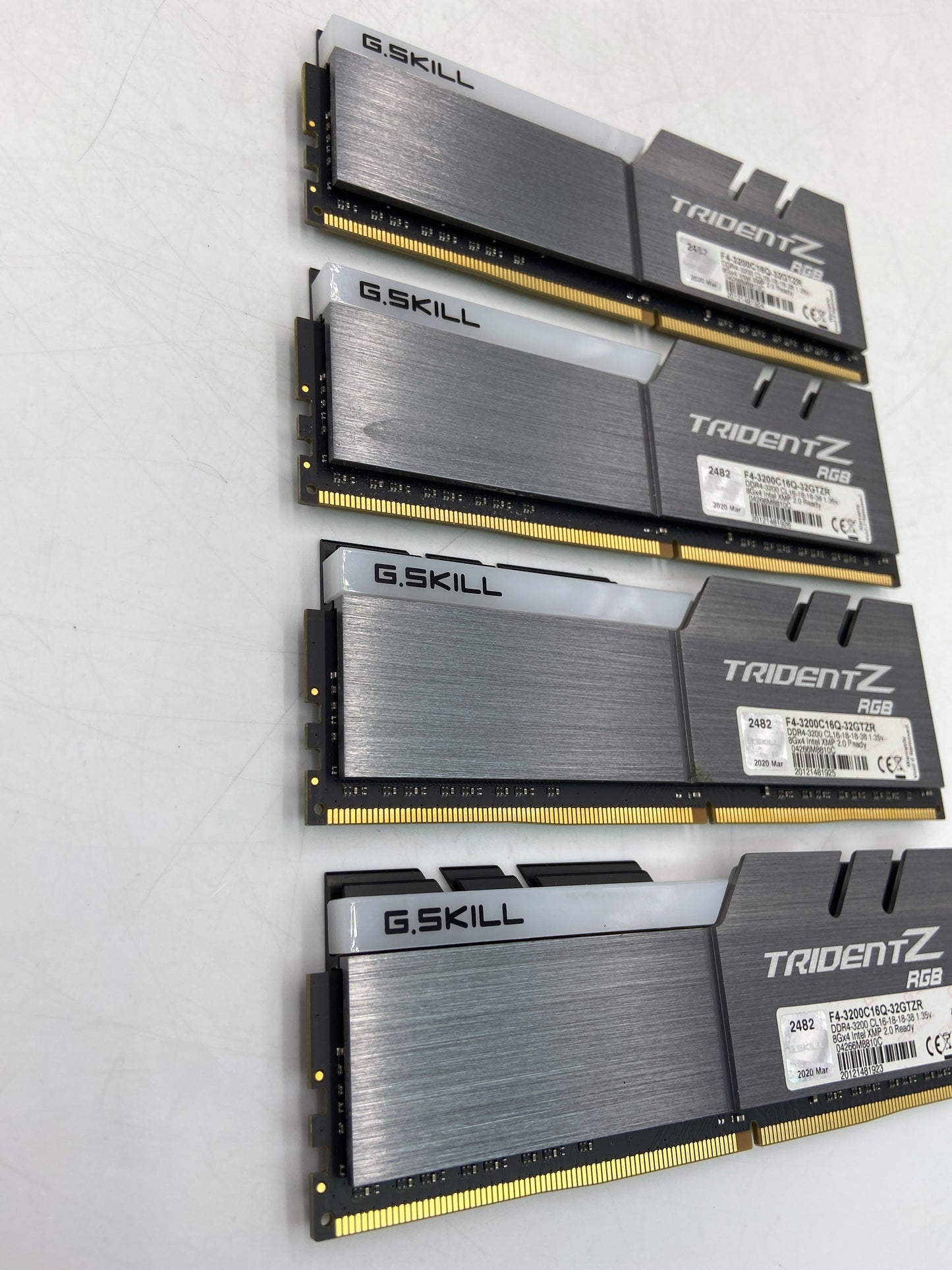G.Skill Trident Z RGB 128GB (4x32GB) DDR4 Computer RAM F4-3200C16Q-32GTZR