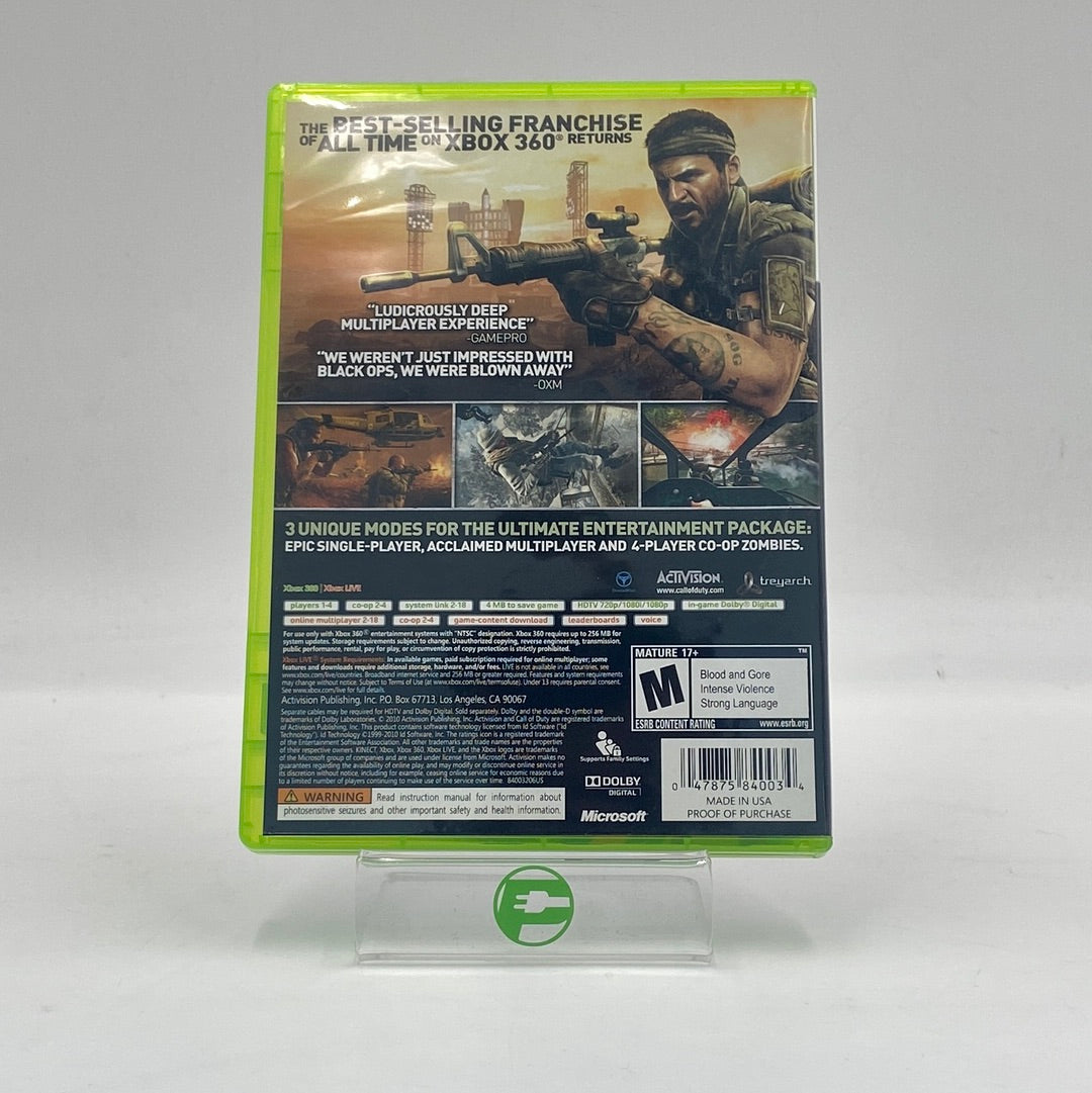 Call of Duty Black Ops (Microsoft Xbox 360, 2010)