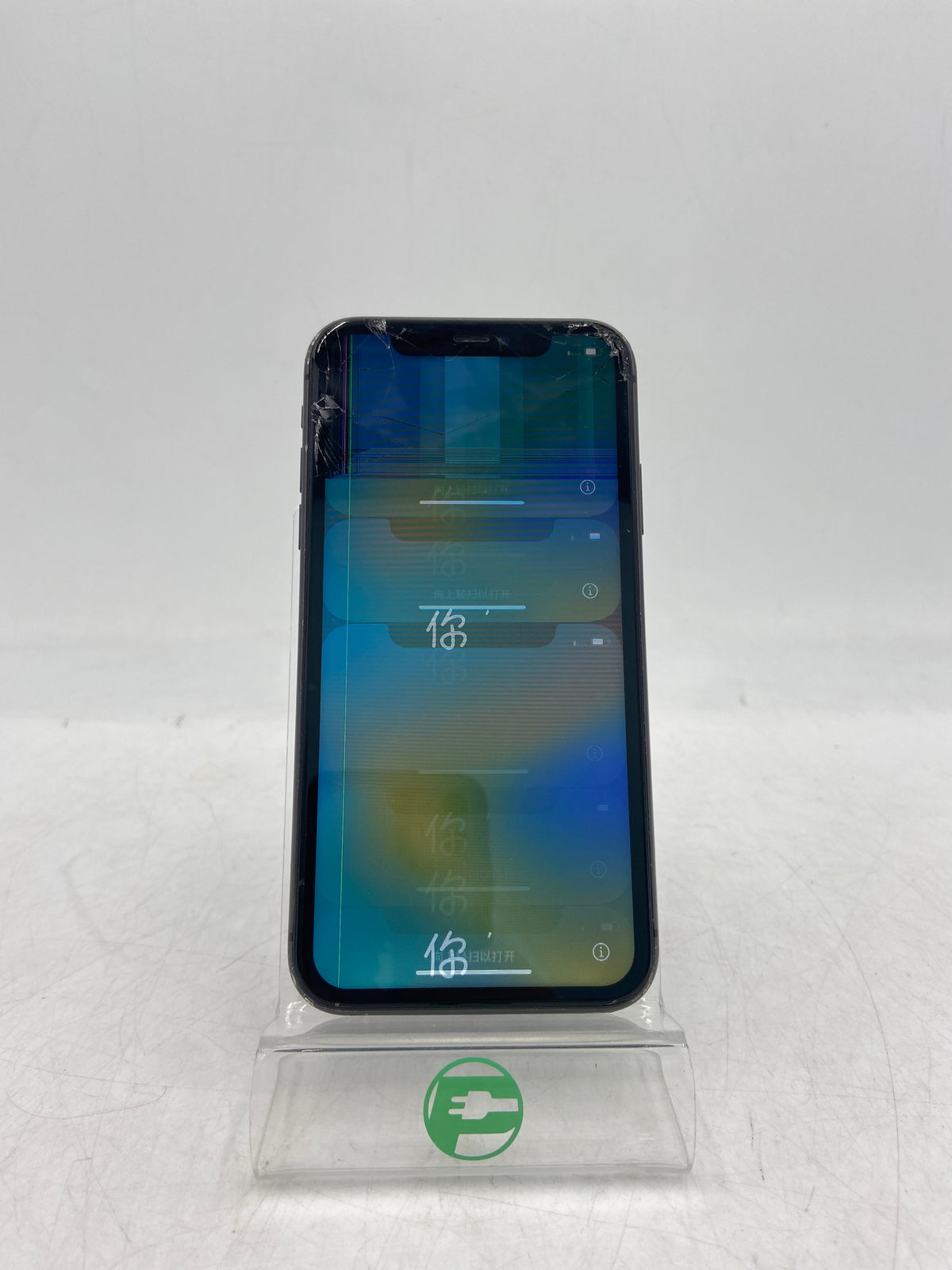 Broken Unlocked Apple iPhone 11 64GB Black Cracked Screen