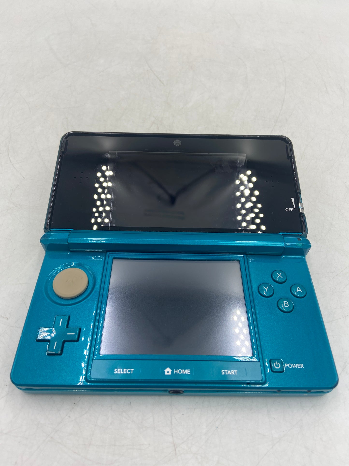 Nintendo 3DS Handheld Game Console Only CTR-001 Aqua Blue