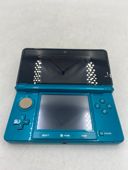 Nintendo 3DS Handheld Game Console Only CTR-001 Aqua Blue