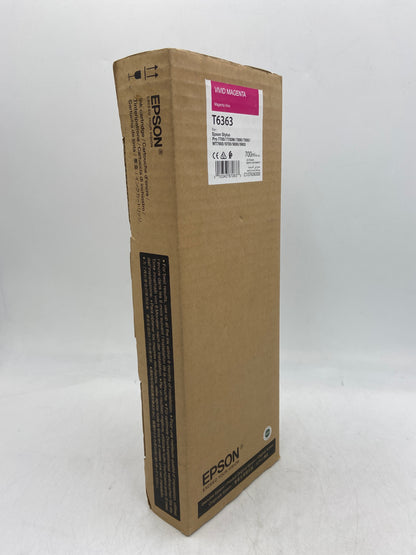 New Epson T6363 Vivid Magenta 700ml EXP 2020 Ink Cartridge for Epson Stylus Pro C13T636300