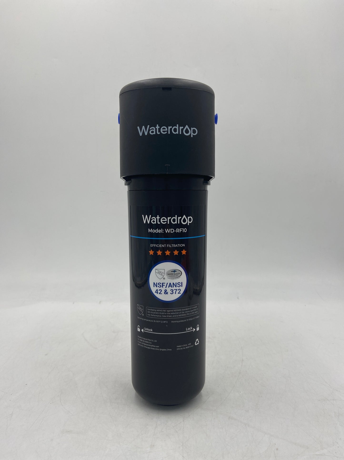 New Open Box Waterdrop WD-10UA, WD-RF10 Under sink Water Filtration System