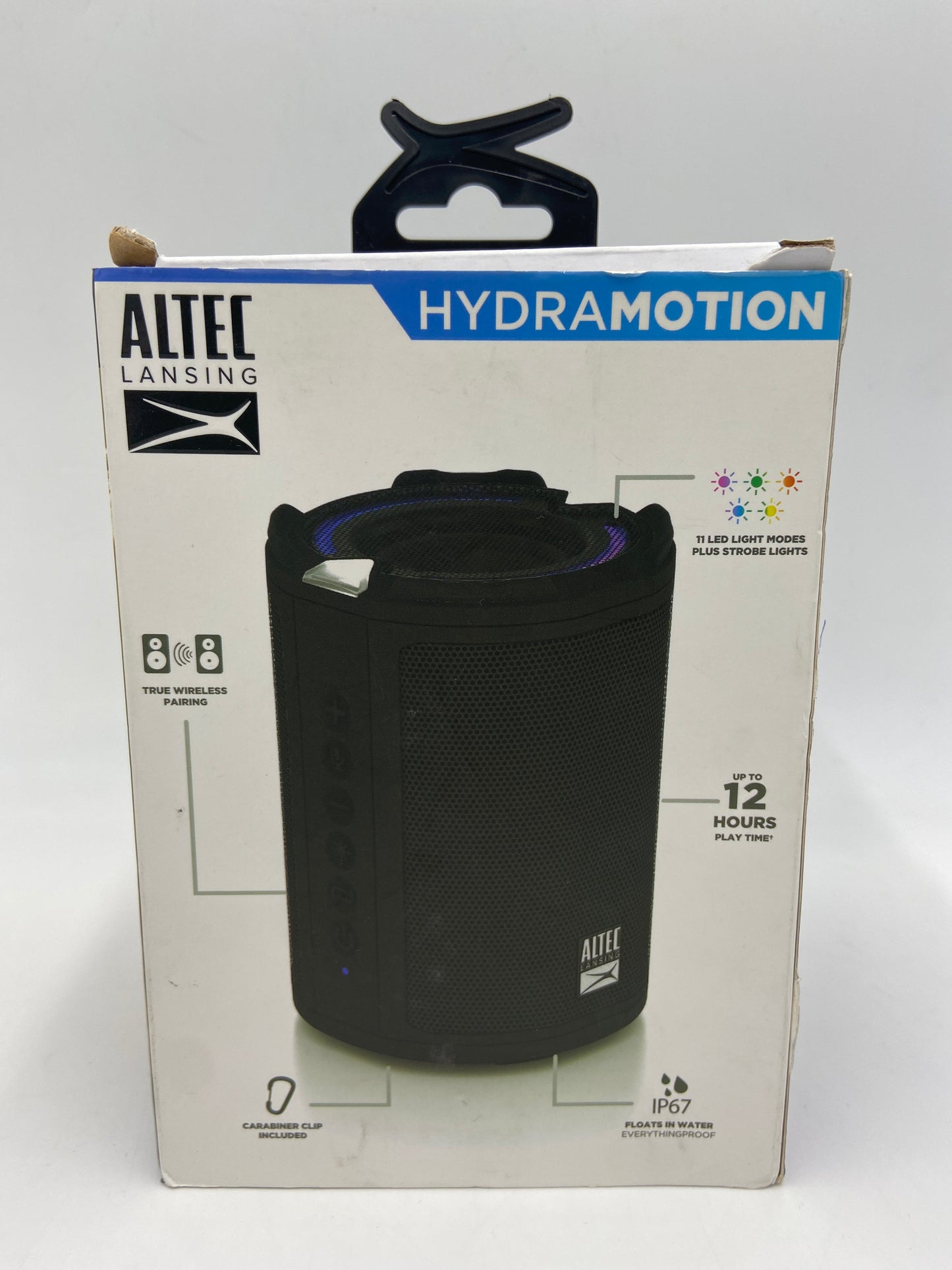 New ALTEC LANSING HYDRA MOTION EVERYTHING PROOF SPEAKER IMW1100-BLK