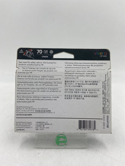 New HP 70 C9407A Photo Black / Light Gray Ink Cartridge EXPIRED