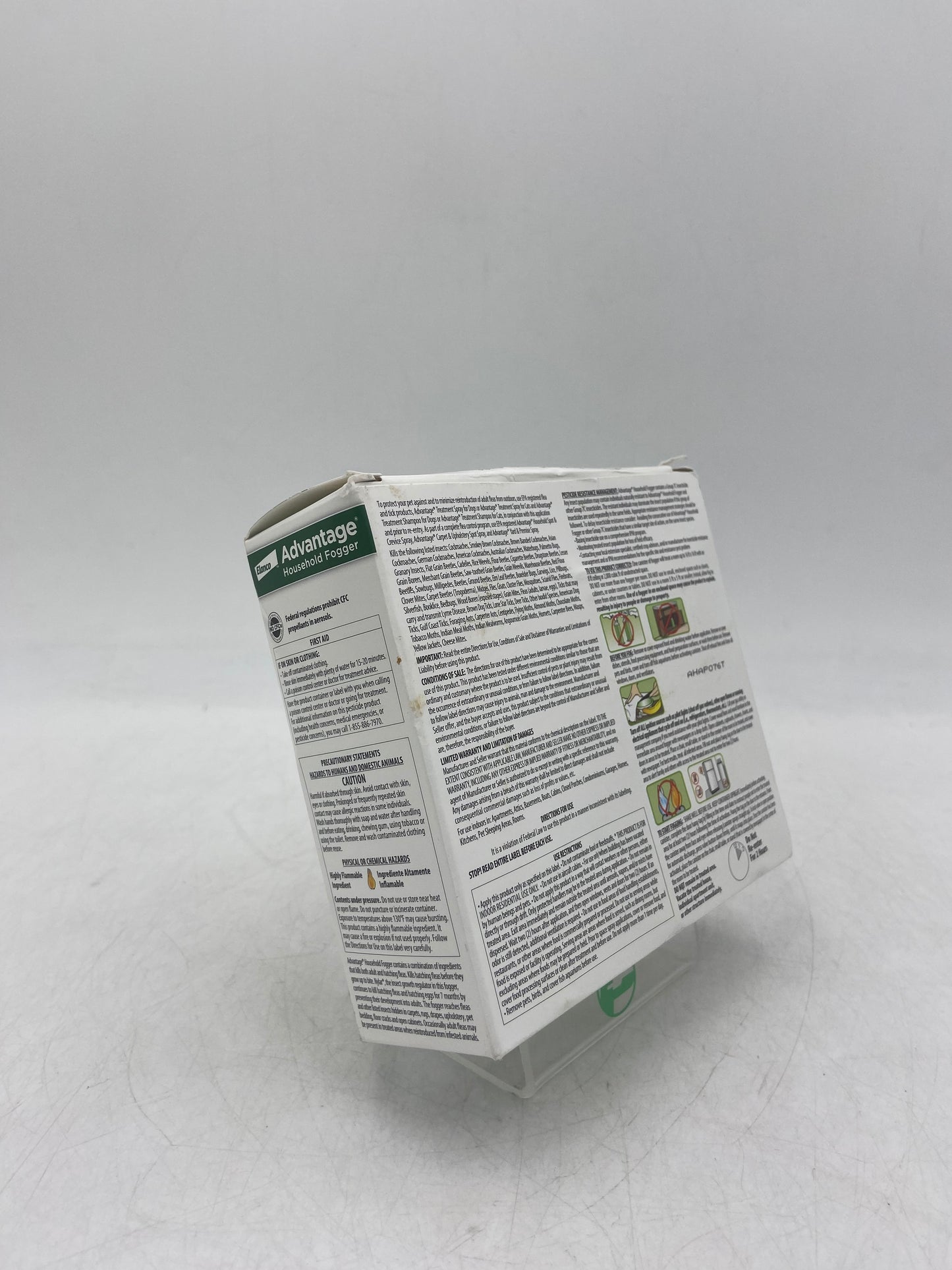 New Elanco Advantage Household  Flea Fogger AHAPO76T