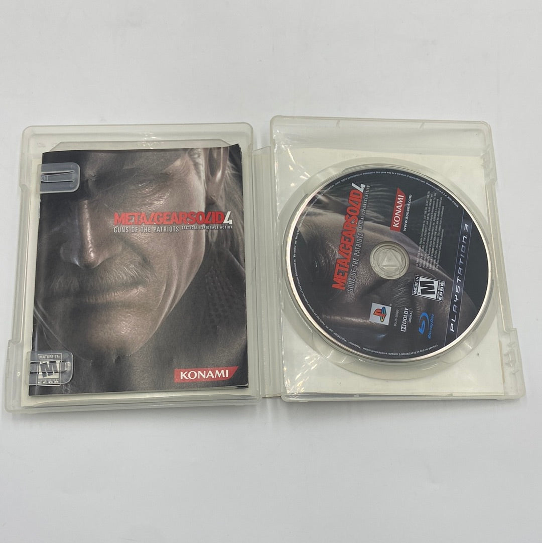 Lot of 2 Sony PlayStation 3 PS3 Killzone 3 and Metal Gear Solid 4