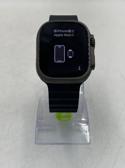 Unlocked Apple Watch Ultra 3 49MM Black Titanium Black Ocean Band MF0J4LW/A Smart Watch