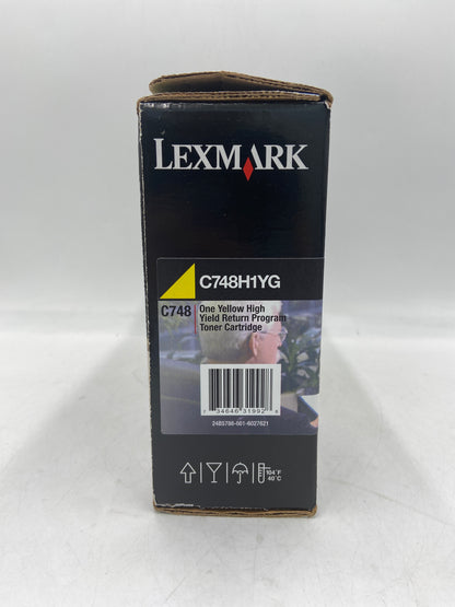 New Lexmark C748H1YG Yellow Toner Cartridge
